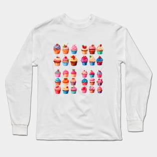 Party Cupcakes Long Sleeve T-Shirt